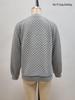 2025 Autumn/Winter Women's Solid Deep V-Neck Patchwork Long Sleeve Casual Sweatshirt