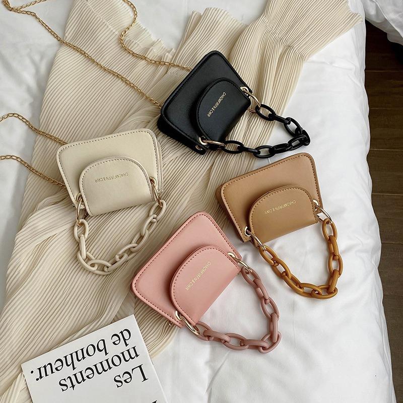 Ladies Luxury Bags Csw003 Women's Of Korean Mini Jelly Bags, Acrylic Chain Crossbody Bags, Versatile And Popular Hand-Held Bags