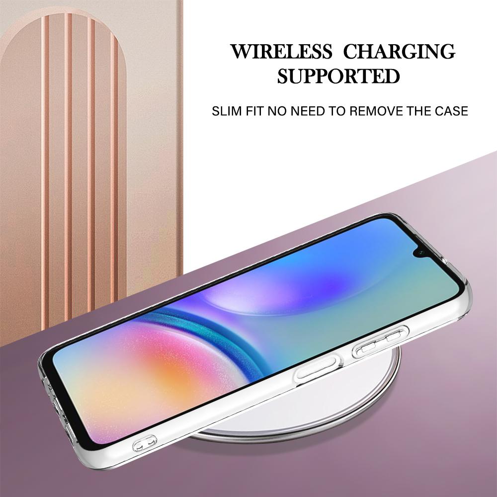 For Samsung Galaxy A05s 4G Case with IMD Marble Flower Pattern TPU Mobile Back Cover