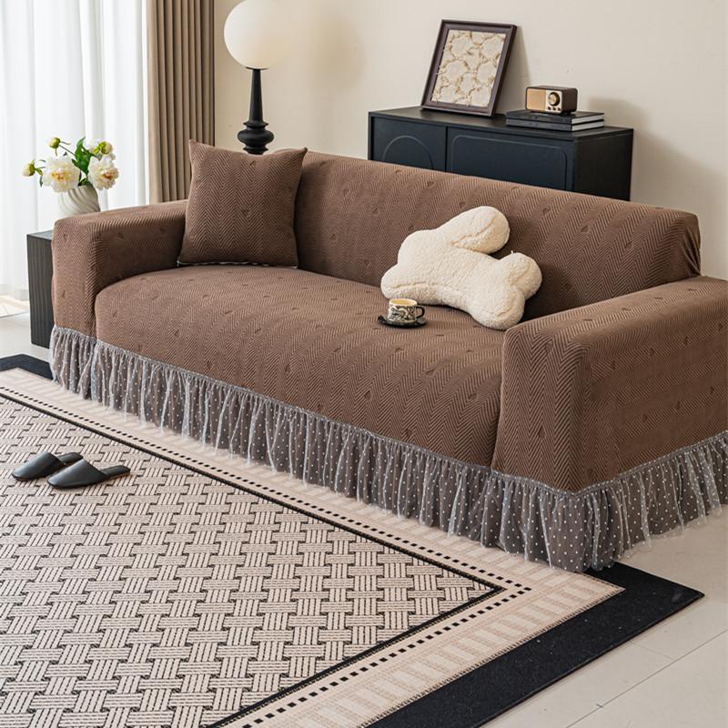 All Inclusive Sofa Cover Universal Cover Suitable for All Seasons  Living Room Leather Sofa Fabric Cover  Protective Cover To Prevent Cat Scratches