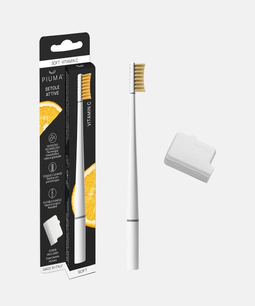 Premium Vitamin C Toothbrush Pure White 1P