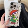 Lustige Cartoon R-Rugrats Handyhülle Für iPhone 17 16e 16 15 14 13 12 11 mini Pro Max X XR XSMAX 8 7 Air Plus Transparente Hülle