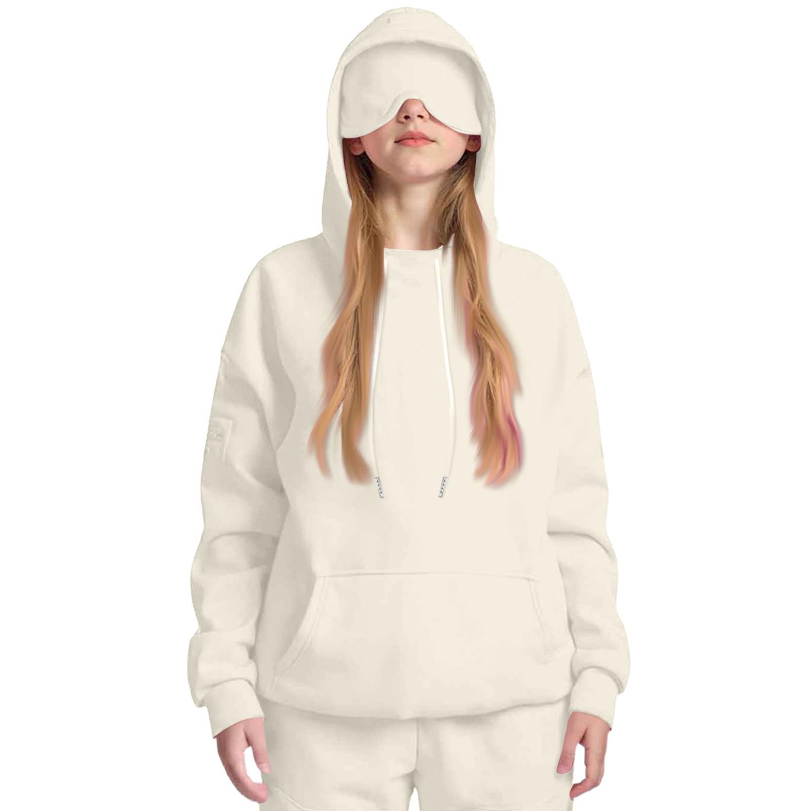 

Мальчики Девочки Детские Свободные Однотонные Рубашки Толстовки Топы 140