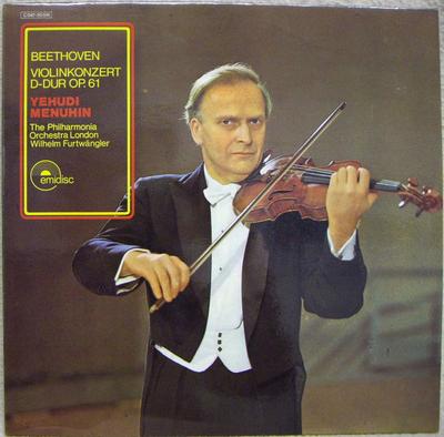 LP-Schallplatte BEETHOVEN YEHUDI MENUHIN THE PHIL Violinkonzert D-Dur Op. 61 C04750514 Emidisc Deutschland Klassik Gebraucht