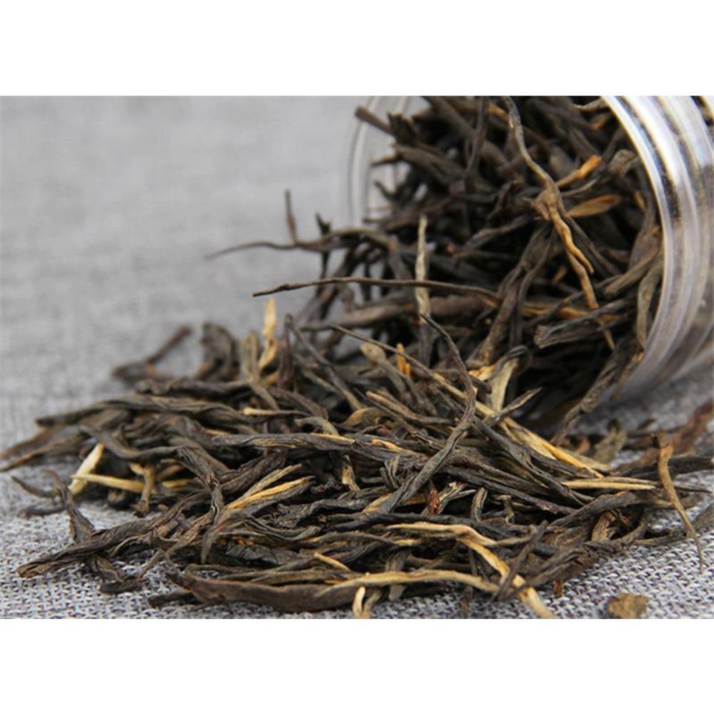 Organic Yunnan Dian Hong Black Tea Loose Leaf Premium Gongfu Red Tea for Adults