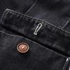 Men's Slim-Fit Denim Jacket - Spring/Autumn Business Casual, Thin Style for Middle-aged & Young