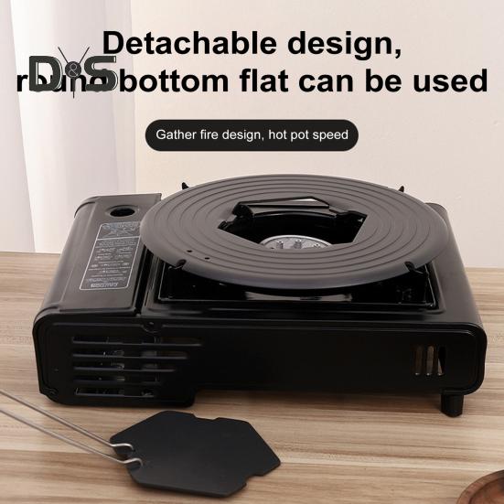 Gas Stove Heat Diffuser with Removable Handles Anti-Scald Handle Even Heat Distribution Multi-Purpose Flame Guard for Stewing Frying Camping Reducer