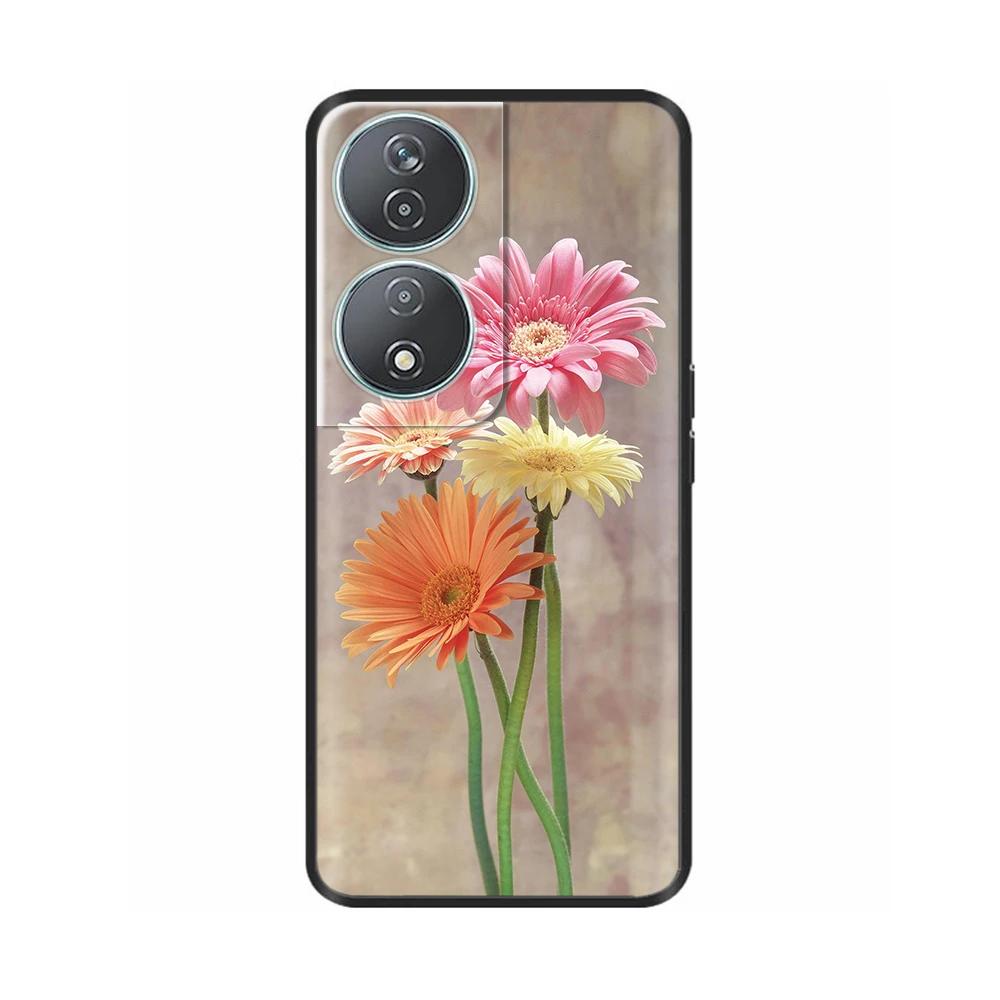 Für Honor X7b Hülle Bemalte Cartoon-Blume Silikon Funda TPU Weiche Abdeckung Für Honor X7B 5G Hüllen Für Honor 90 Smart Schutzhülle