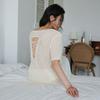 Laengsseon Ls_Natural Crochet Knit Top_Ivory