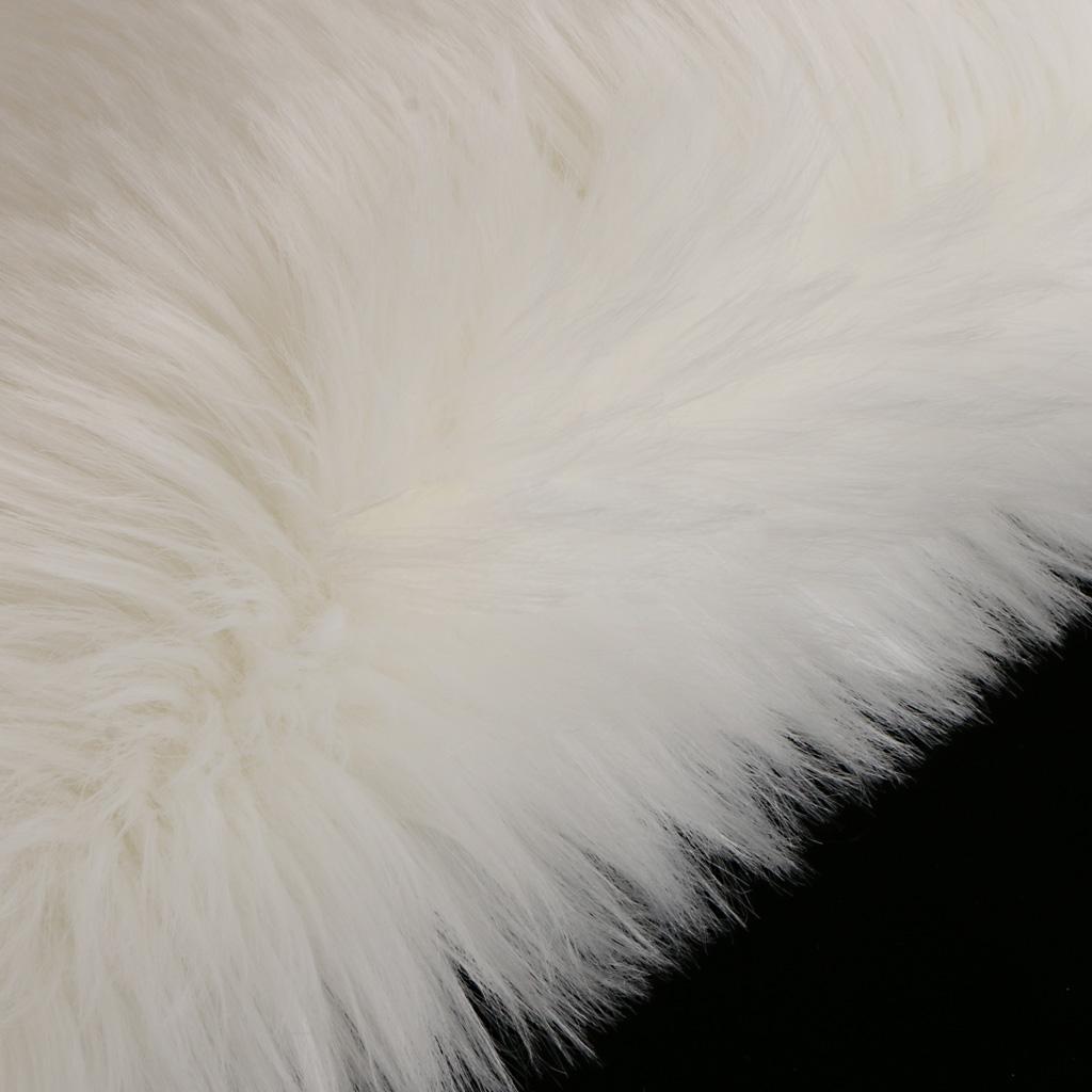 Artificial Sheepskin Rug Shaggy Fleece Fluffy Area Rug Washable Non Slip Mat for Kids Playroom Nursery Baby Crawling