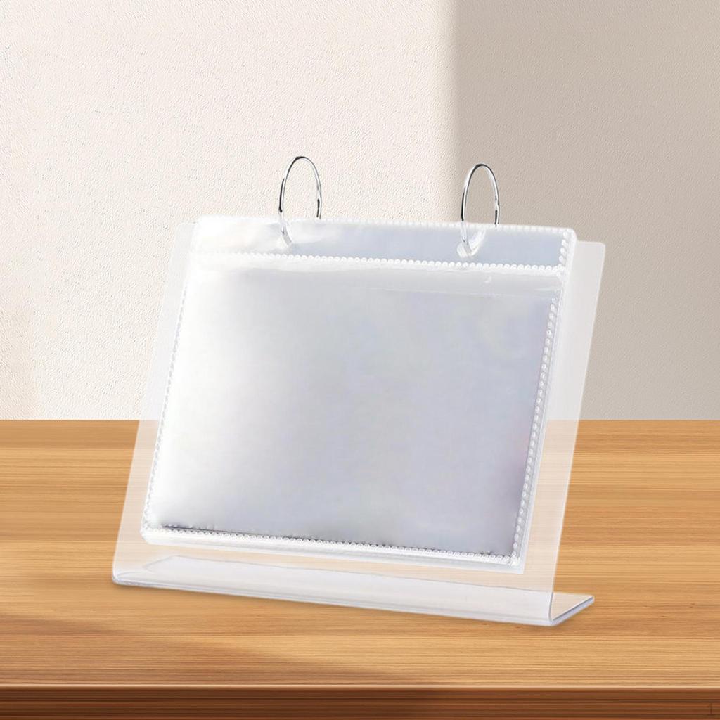 Desktop Acrylic Photo Album Clear Flip Display Scrapbook Tabletop Picture for