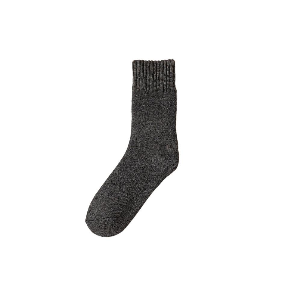 Winter Cold-resistant Cashmere Socks for Men, Winter Thickened and Fleece Warm Mid-calf Socks, Super Thick Snow Socks Mid-calf Socks