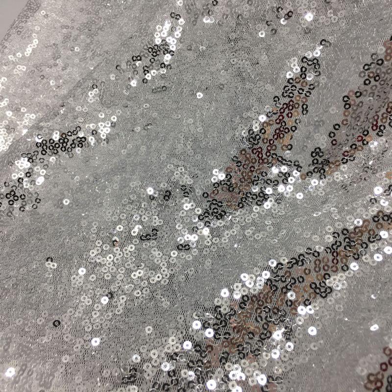 

3mm Bead Cloth Encrypt Sequin Fabric Suitable for Tablecloths Wall Coverings Wedding Clothing Evening Gowns Adorn Multi-purpose DIY Sequin Fabrics 100x130cm 1pcs