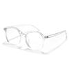 Xunge Large-Frame Glasses 82272 Round Face-Covering Flat Glasses For Women, College Wind Face-Covering Goggles For Men