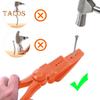 Pinza per chiodi con scanalature multiple Pinza di sicurezza per martellamento Impugnatura ergonomica Pinza porta chiodi per martellamento multifunzionale Morsetti