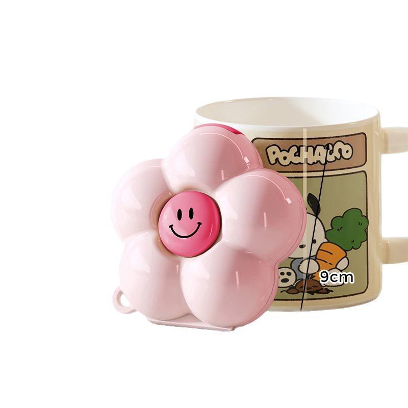 Dopamine Flower 7-Day Mini Pill Organizer & Sealed Storage Box