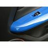 Interior Control Window Lift Switch Button Trim Cover For Ford Mustang 15+ Blue