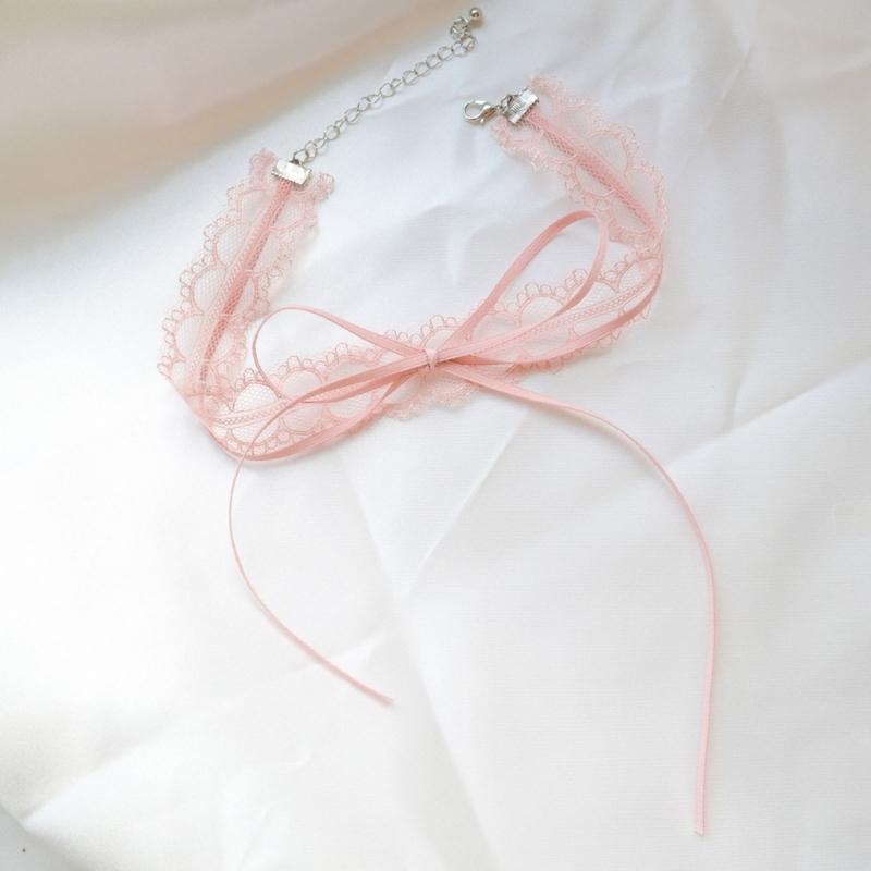 Fashion Heart Pendant Necklace Gothic Butterfly Flower Velvets Choker for Women Clavicle Neck Chain Wedding Jewelry Gift