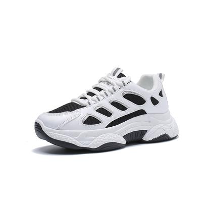 Mode Weiße Damen Schuhe Klobige Schuhe Rutschfeste Plateau-Sneaker Herbst Klassisch Atmungsaktives Laufschuhwerk Tennisschuh Zapatos Mujer