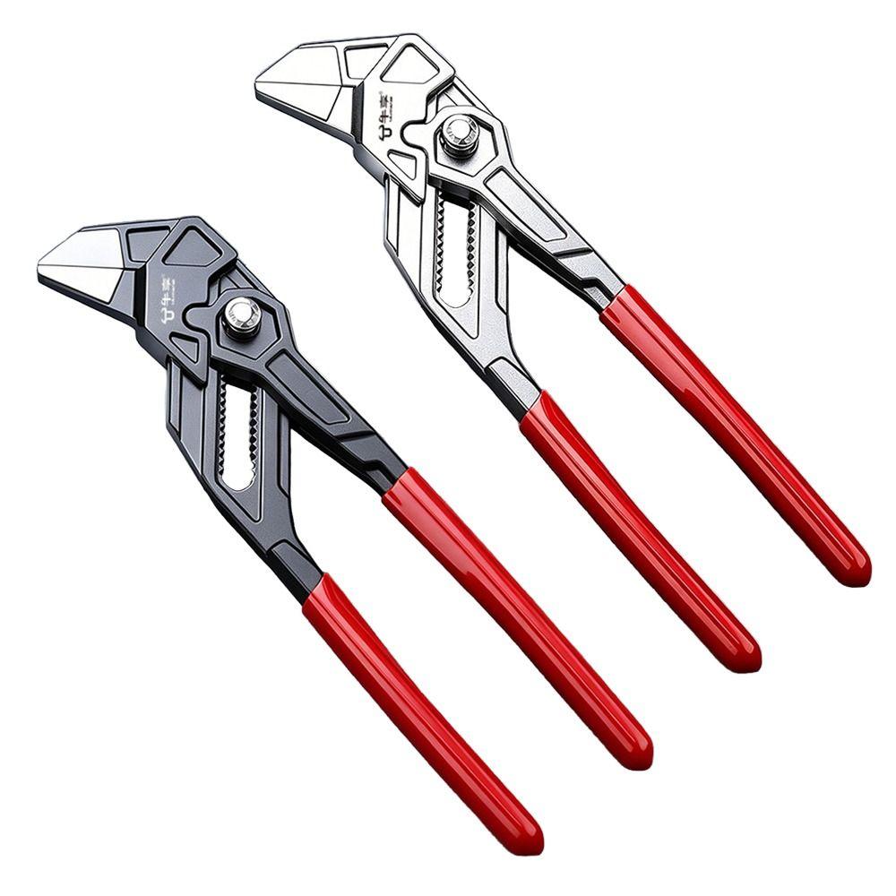 Self Locking Adjustable Pipe Wrench Manual Clamping Pipe Repair Pliers  Pipe Repair