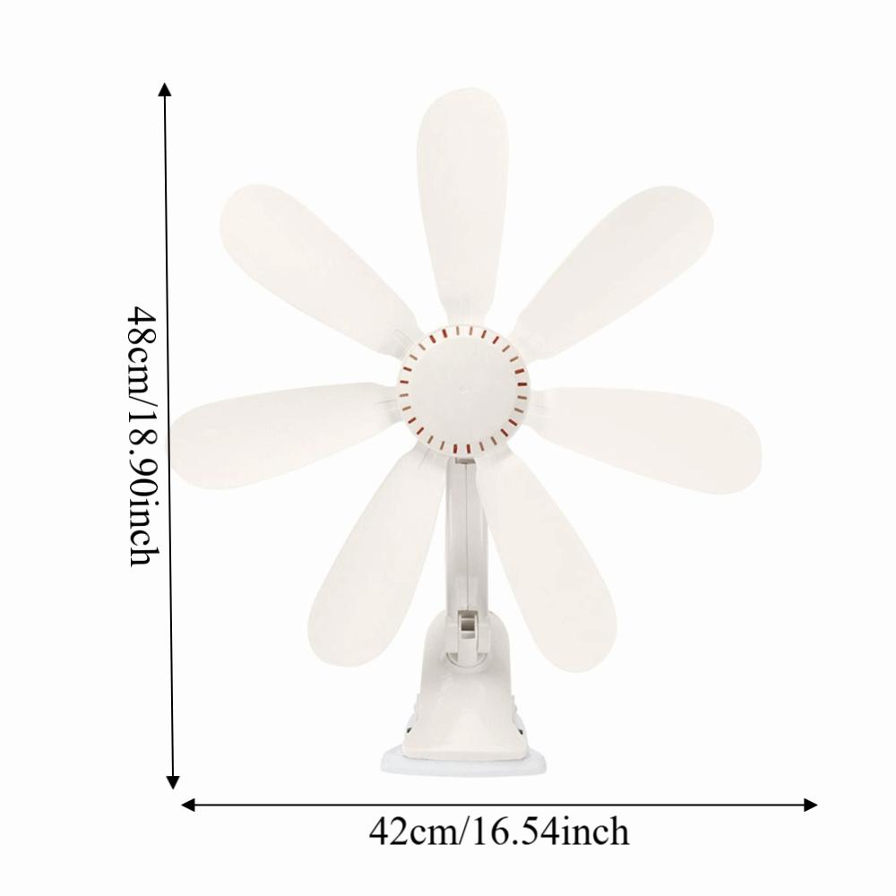 Strong Wind Portable Clip Fan Powerful Airflow Mini Quiet Fan Small Personal Cooling Fan  Bedroom
