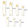 50-200pcs/lot 18/22/26/32/38/45/55mm Safety Pins Metal Clothing Fastening Clip Pin Needles For DIY Crafts Sewing Accessories
