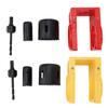 Lock Installation Kit with Guide Template Carbon Steel Plastic Door Hole Saw Kit for Wooden Doors De