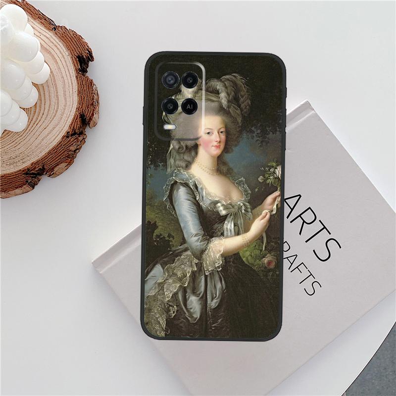 Marie Antoinette Case For Oppo A15 A80 A60 A40 A94 A54 A98 A78 A18 A38 A58 A16 A76 A96 A17 A77 A74 A57S Cover