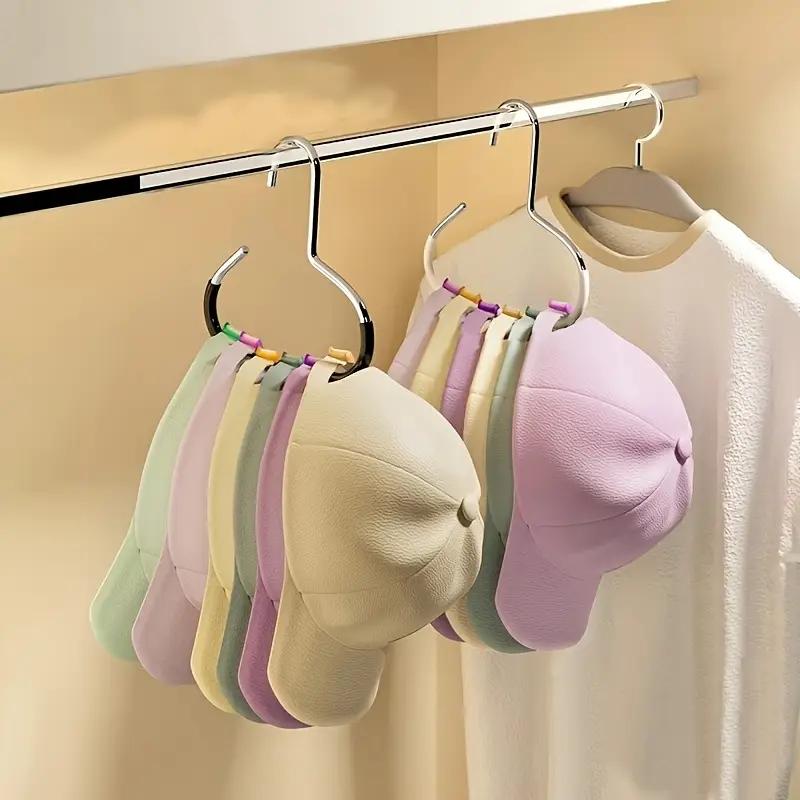 1Pcs Closet Hat Hangers Hat Display Rack Baseball Cap Organizer Hanger Hat Storage Hook For Closet Bedroom Saving Space