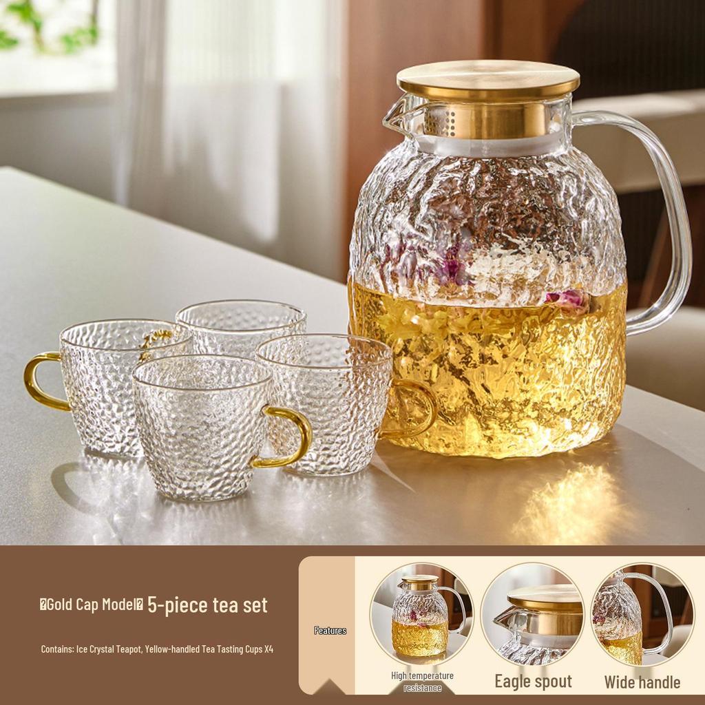 High-Temperature Resistant Glass Kettle Set for Tea and Cold Water Storage