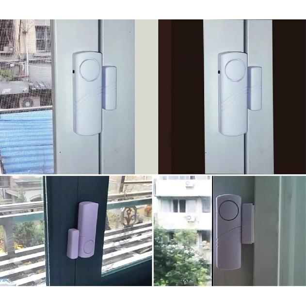 Door Window Alarm, 90DB Door Alarms for Kids Safety, Wireless Sensor Door Window Burglar Alarm-Window Pool Alarms for Home, 3 Pack