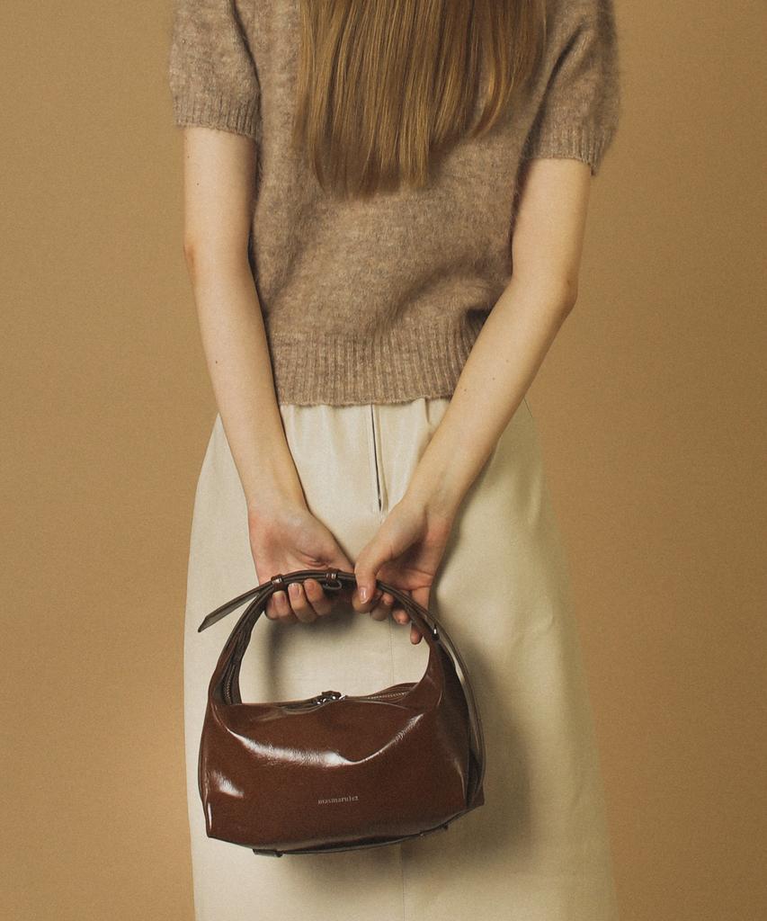 Masmarulez 3Way Belted Mini Hobo Bag_Brown
