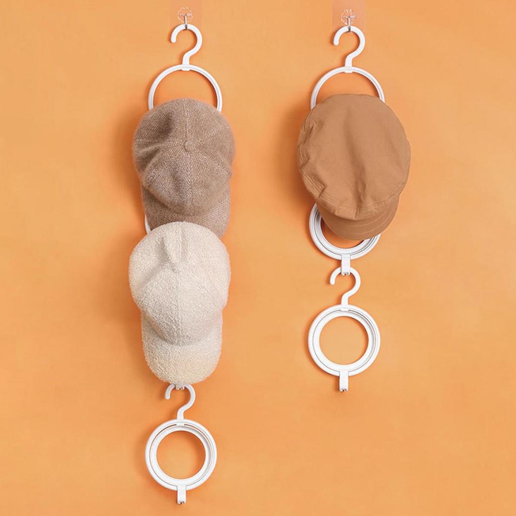 Hat Sorting Storage Rack Hat Holders Hook Scarf Bag Baseball Cap Rack Organizer Storage Door Hanger Storage Holder for Closet Bedroom
