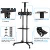 TSY 1600 32-70" TV Mobile Cart Weight Bearing 60kg Maximum VESA 400*600 Up and Down Adjustable 15° with Pulley Tray Camera Bracket