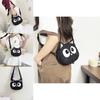 Adorable Cartoon Cat Canvas Mini Shoulder Bag For Kids Unisex Lightweight Design
