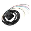 7 Pin Trailer Socket Wiring Kit with 1.5m Cable Towing Socket Wiring Harness for Commercial Vehicles Semi Trailer