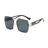 New fashion sunglasses women trend half frame trimmed sunglasses Internet celebrities pose UV protection sun eye