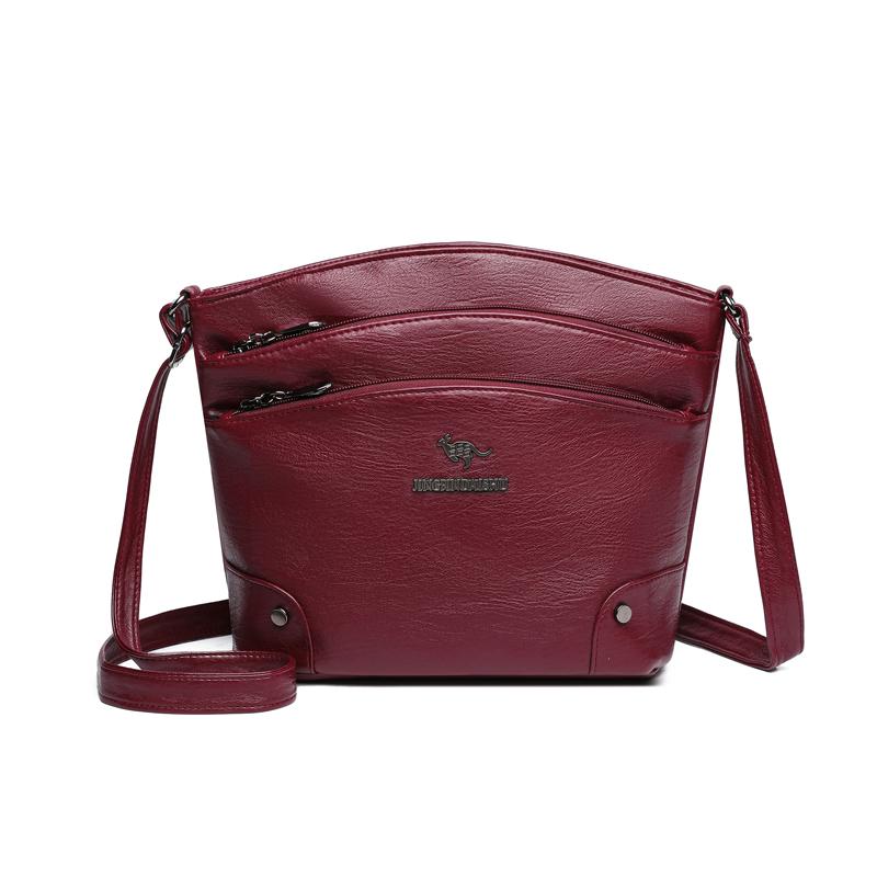 Middle-Aged and Elderly Multi-Layer Crossbody Bag Mother Bag Women's Shoulder Bag