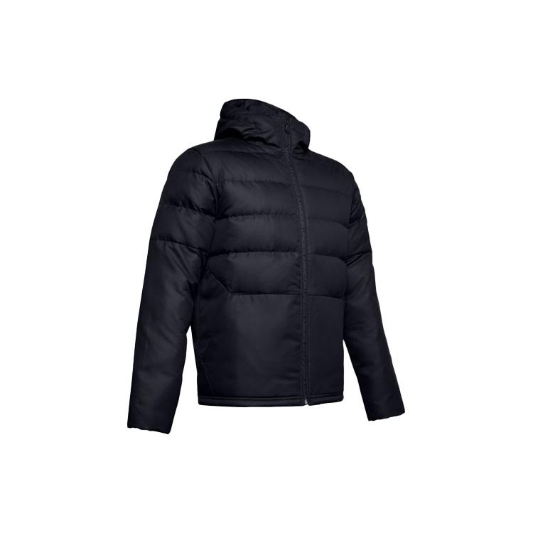 Under Armour Sportstyle Down Hooded Jacket Black Men s 1342693-001 S