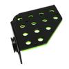 Fluorescent Green Coral Frag Holder 13 Holes Double Layers Acrylic Coral Frag Rack with Magnetic Suction for Fish Tank
