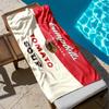1pc Campbell's Tomato Soup Classic Label Design 2D Printed Microfiber Beach Towel, Quick Dry Super Absorbent. Great for Beach