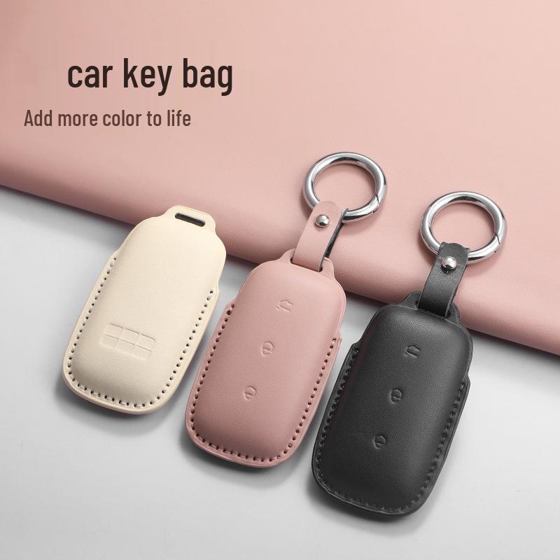 Geely Galaxy L7/L6/Max Starship E8 Premium Three-Color PU Key Case for Men & Women