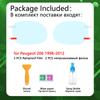 for Peugeot 206 206+ 206cc 206sw CC SW 1998~2012 Full Cover Rainproof Anti Fog Film Rearview Mirror Accessories 2000 2005 2011