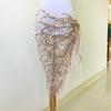 Belly Dance Fringe Belt Premium Woven Fabric Performances Accessory For Dynamic Movement And Costume Styling