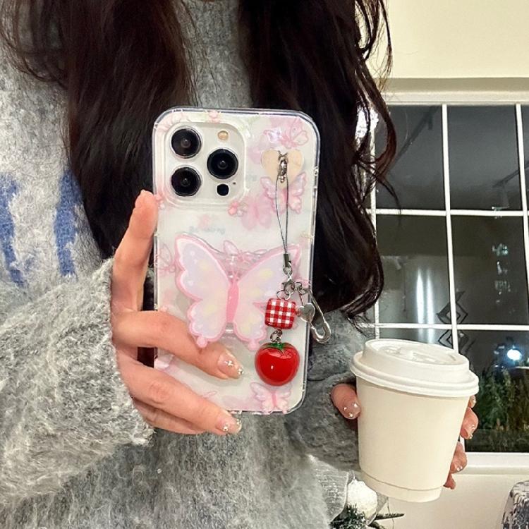 Trendy Tomato Keychain Decorations Delicate Alloy Tomato Cellphone Charm Portable Hangings Decoration for Bag Purse