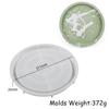 15-30cm Round Tray Concrete Silicone Mold Resin Dish Plate Making Molds DIY Jewelry Display Panel Plaster Storage Coaster Mould