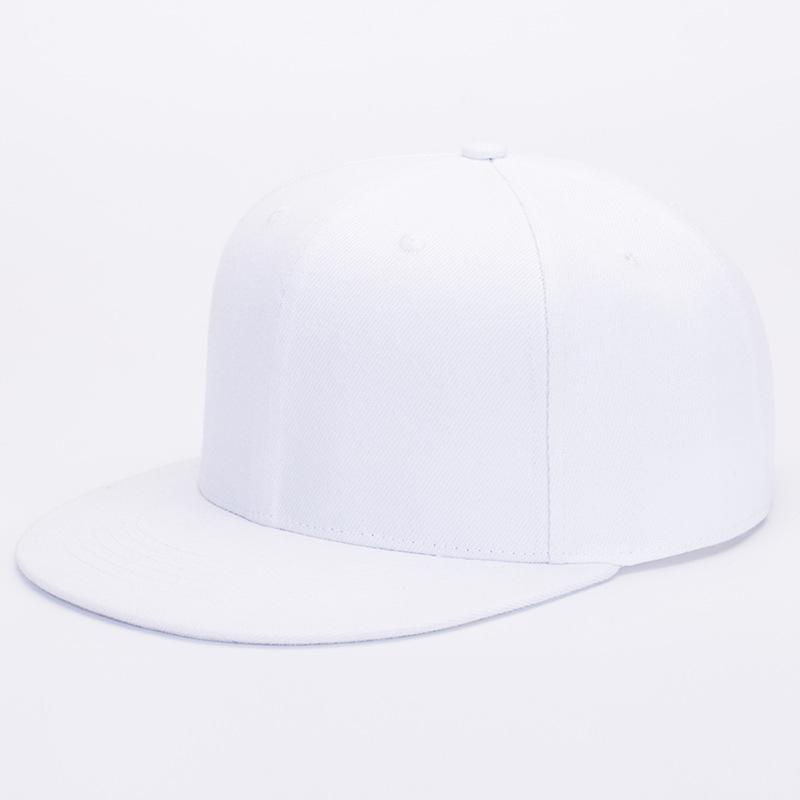 Unisex Flat Brim Baseball Cap For Men Women Fashion Color Plain Snapback Hat Outdoor Leisure Patchwork Hip Hop Sun Hats