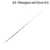 55Cm Glass Fiber Raft Tip Repair Refit Replace Night Fishing Spinning Flexible Rod Tip Winter Fishing Tackle Pole Accessories