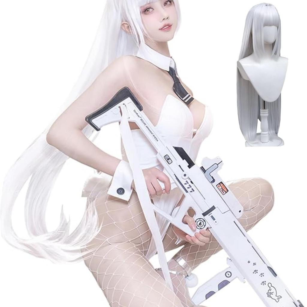 Seiersgudinnen NIKKE Bunny Suit Cosplay med Parykk Viper Alice Noir Blanc Ruby Cosplay-kostyme for Voksne Kostyme til Fancy Dress Halloween-arrangement Skole