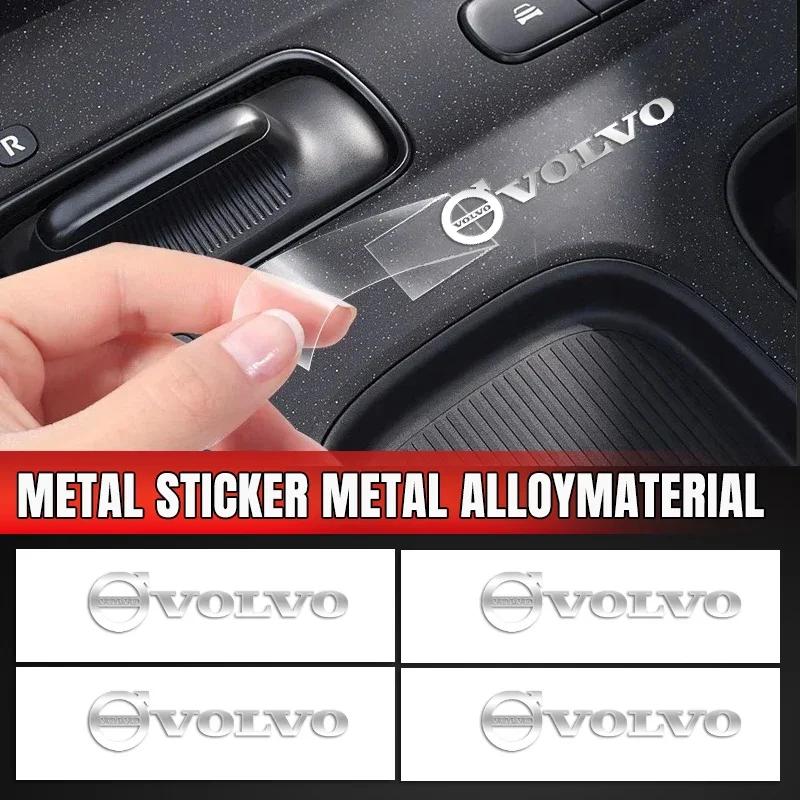 Car Logo 3D Metal Stickers Decorative Accessories For Volvo Xc60 Xc90 V40 V60 S60 V50 V90 S80 C40 XC40 V70 XC70 C30 EX90